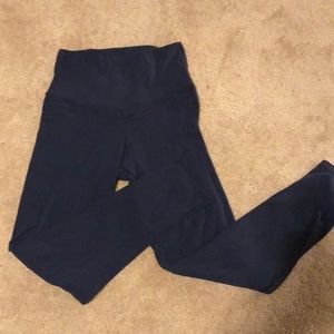 Navy Blue Aerie Leggings (full length)